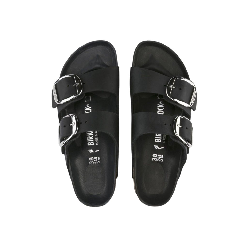 Birkenstock Arizona Big Buckle | Black Oiled Leather