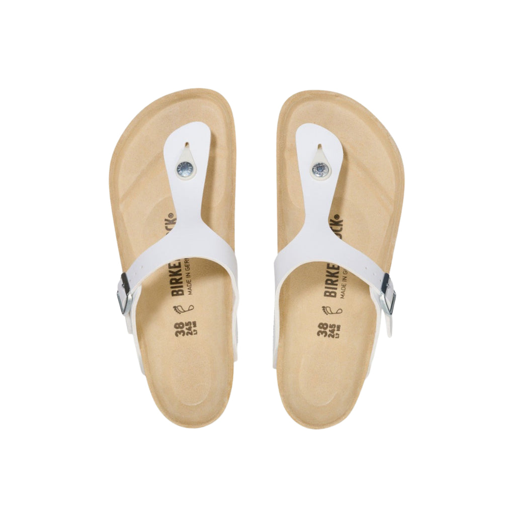 Birkenstock Gizeh Birko-Flor - White Unisex Sandal