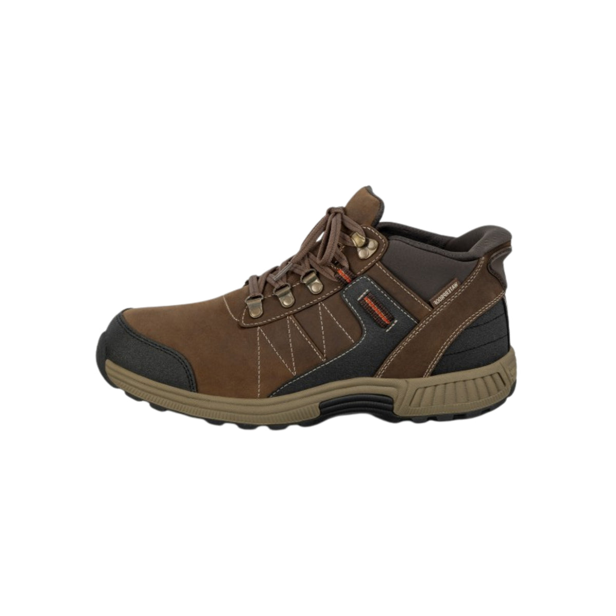Orthofeet Men's Dalton Hands-Free Waterproof Hiking Boot – Brown
