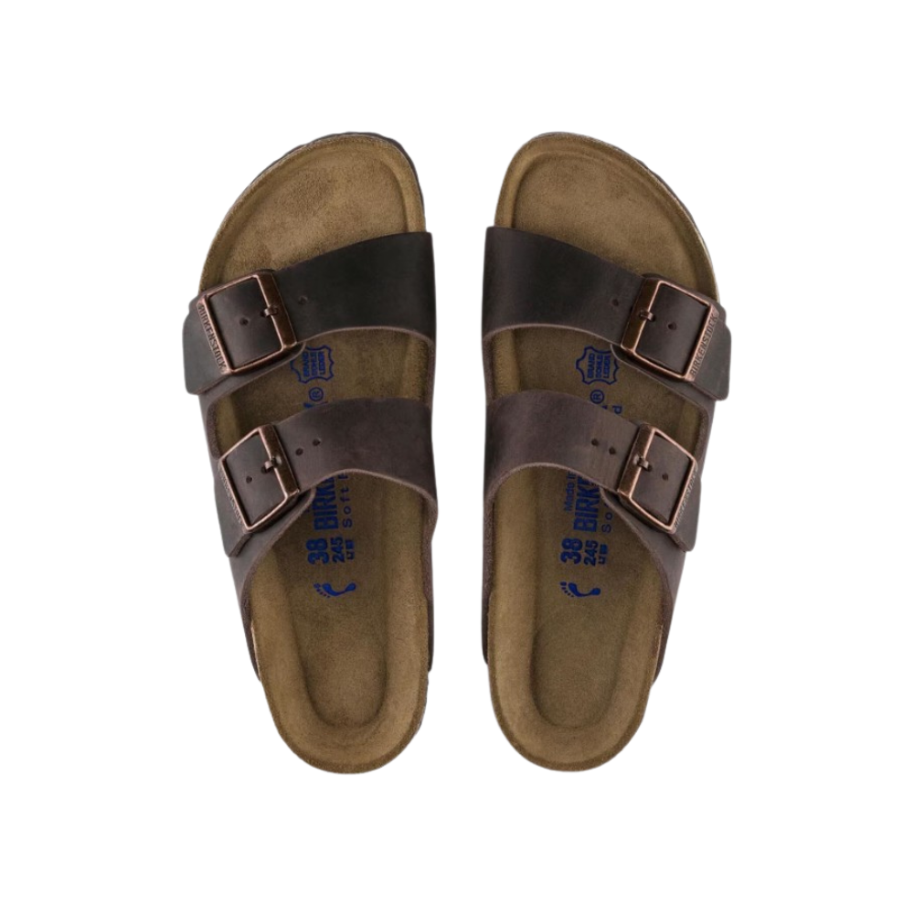 Birkenstock Arizona Soft Footbed – Habana Oiled Leather Sandals