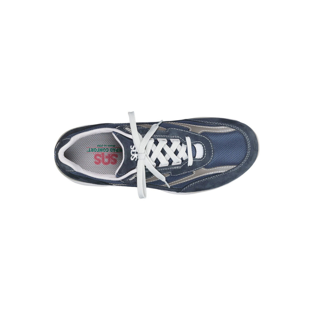 SAS Men's Journey Mesh Athletic Performance Walking Shoe – Blue