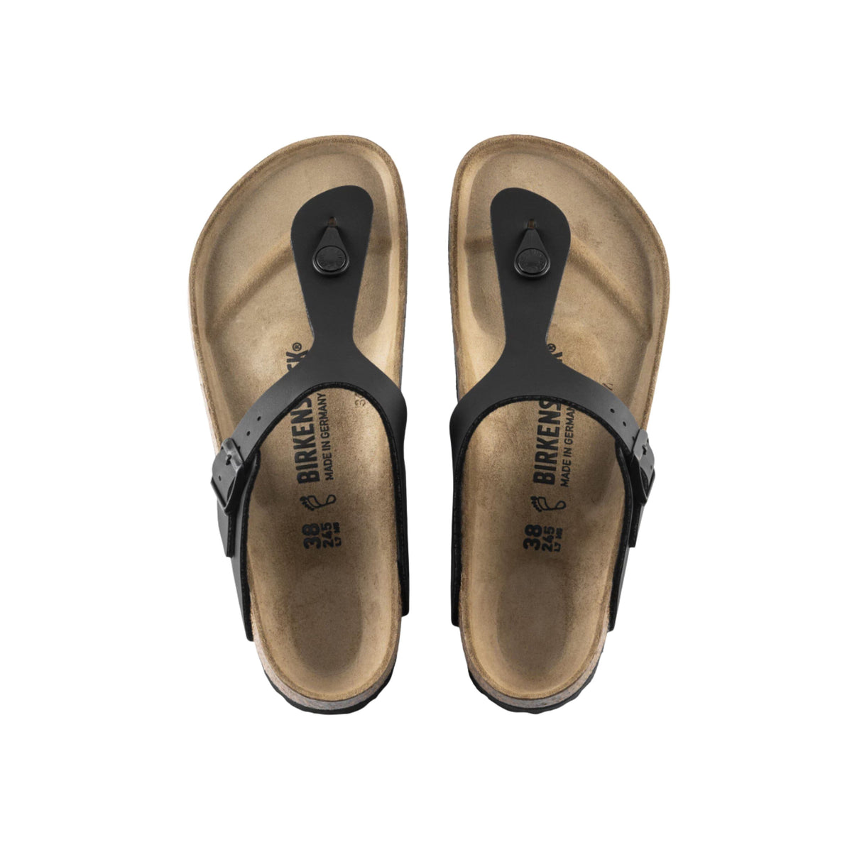 Birkenstock Gizeh Birko-Flor Thong Sandal - Black 43691-260