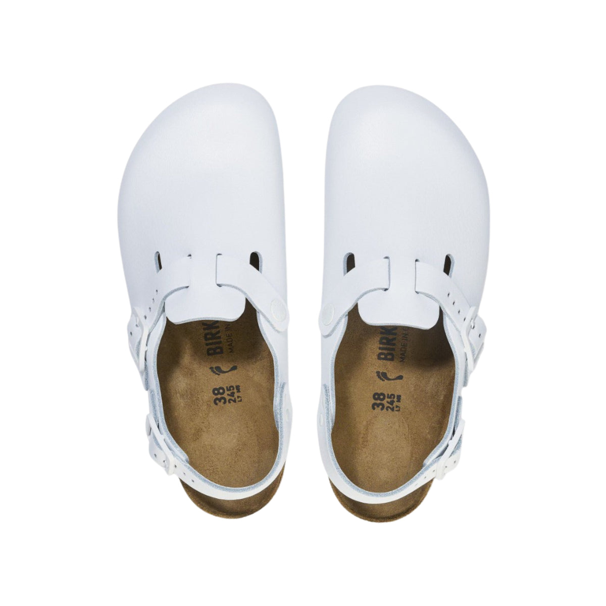 Birkenstock Tokio Pro White Leather Unisex Clog
