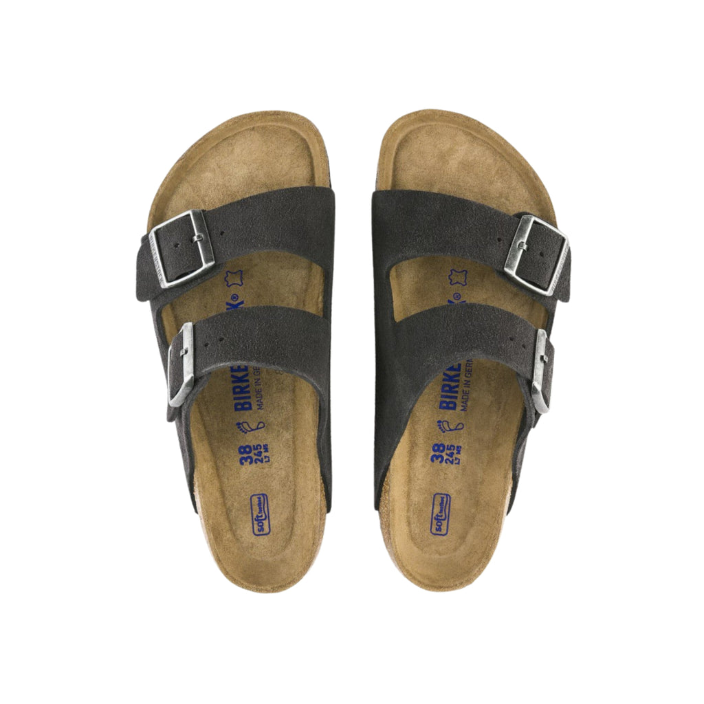 Birkenstock Arizona Suede Unisex Sandal - Velvet Gray