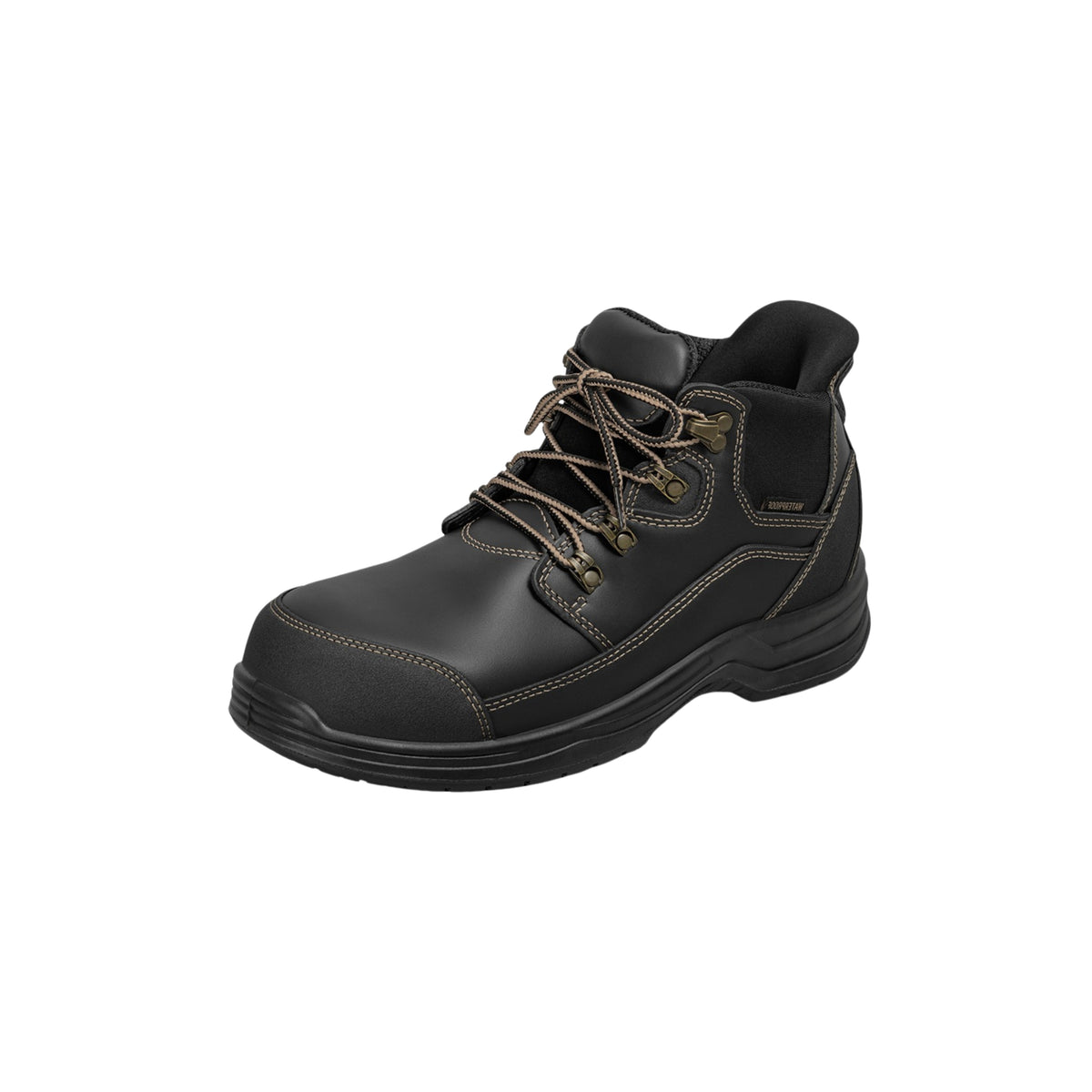 Orthofeet Men's Graphite Hands-Free Waterproof Work Boots - Black