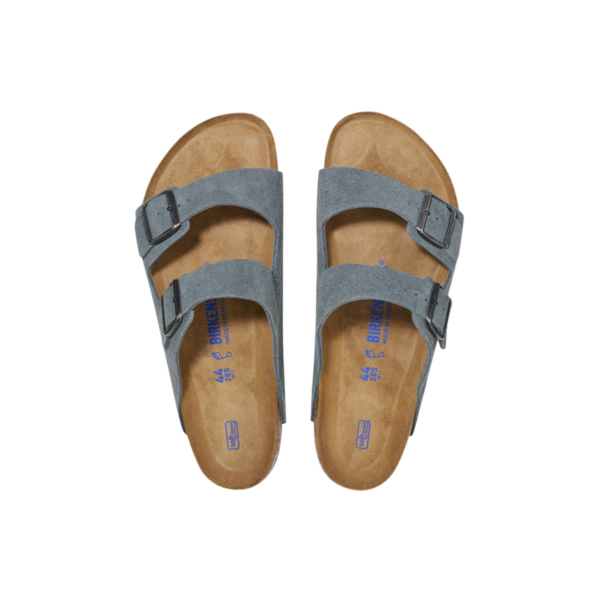 Birkenstock Arizona Soft Footbed Suede Sandal - Basalt Gray 1029790