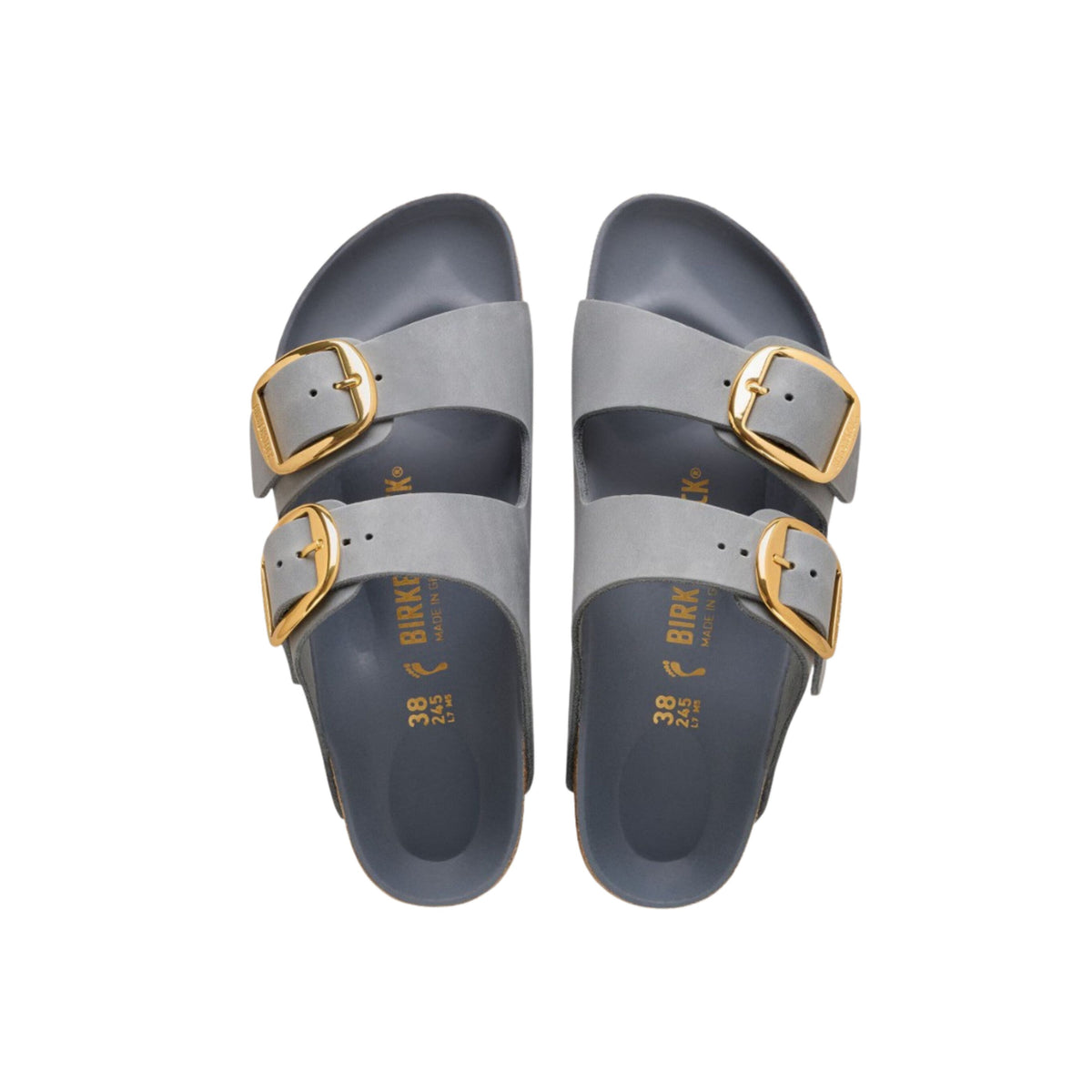 Birkenstock Arizona Big Buckle | Basalt Gray Oiled Leather