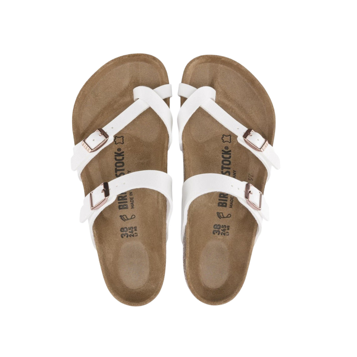 Birkenstock Women's Mayari Graceful White Flat Sandal