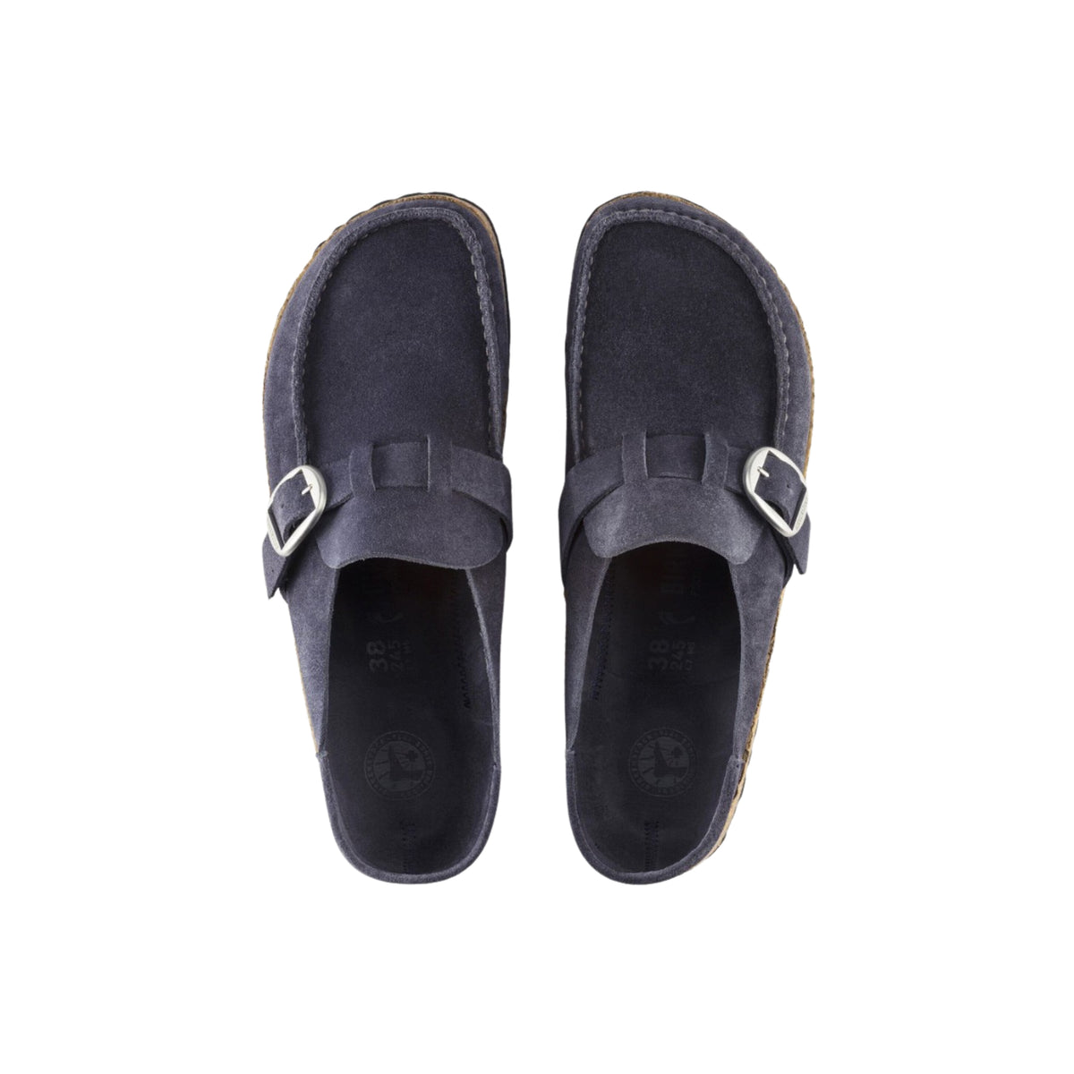 Birkenstock Buckley Suede Leather Navy Unisex Sandal
