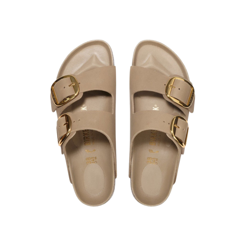Birkenstock Arizona Big Buckle Sandals – Tobacco Brown Oiled Leather (Narrow Fit)