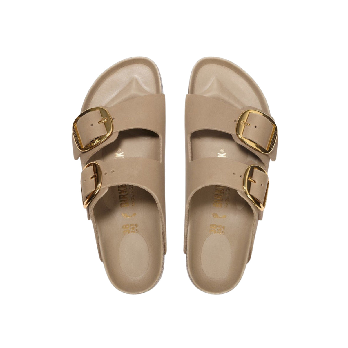 Birkenstock Arizona Big Buckle Sandals – Tobacco Brown Oiled Leather (Narrow Fit)