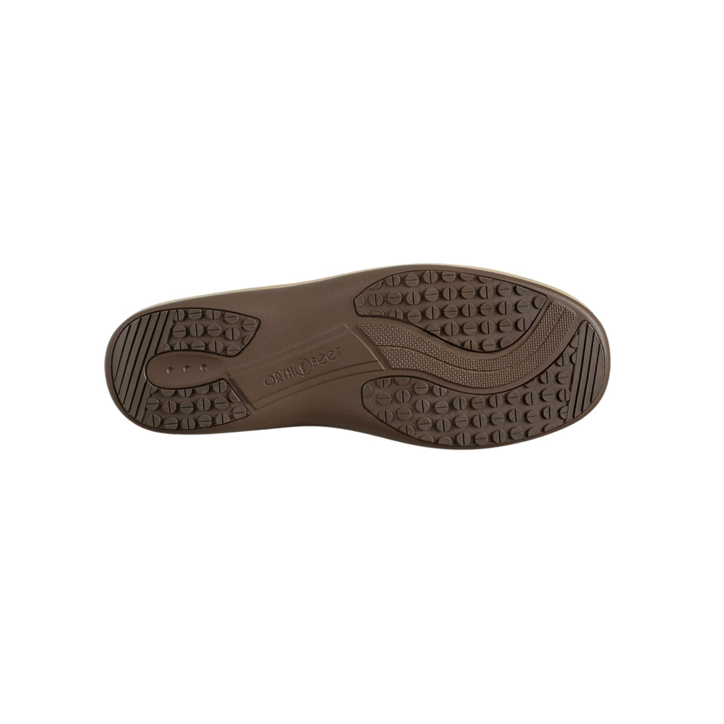 Orthofeet Women's Lorin Hands-Free Orthopedic Slipper Shoes - Camel