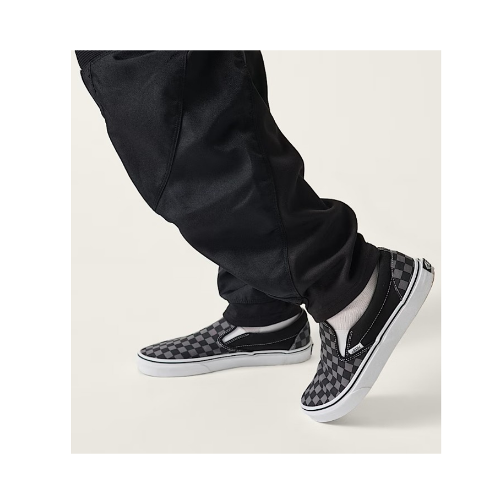 Vans Classic Slip-On Checkerboard Black/Pewter Grey Unisex Sneakers