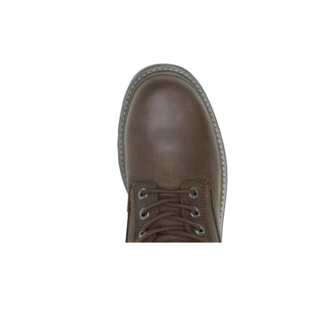 Wolverine Men's Floorhand Waterproof Steel Toe 6" Dark Brown Work Boot W10633