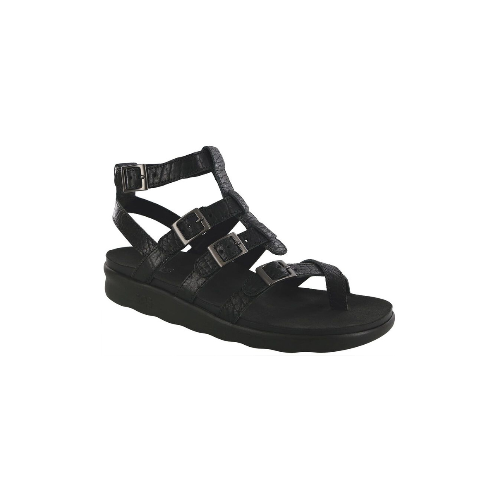 SAS Women's Aria LX Gladiator Leather Sandal - Bison