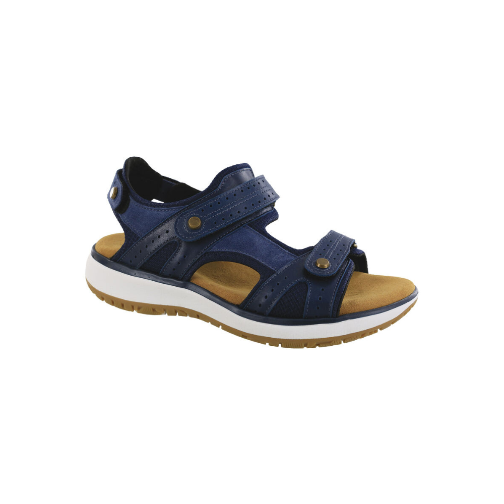 SAS Women's Embark Slide - Leather Sandal - Neptune