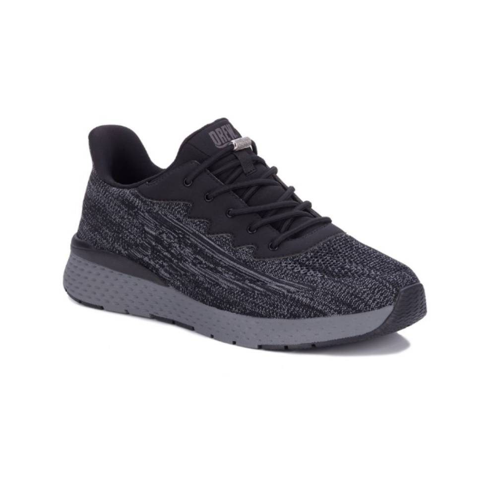 Drew Explore II Men's Ergonomic Walking Shoe - Black Mesh