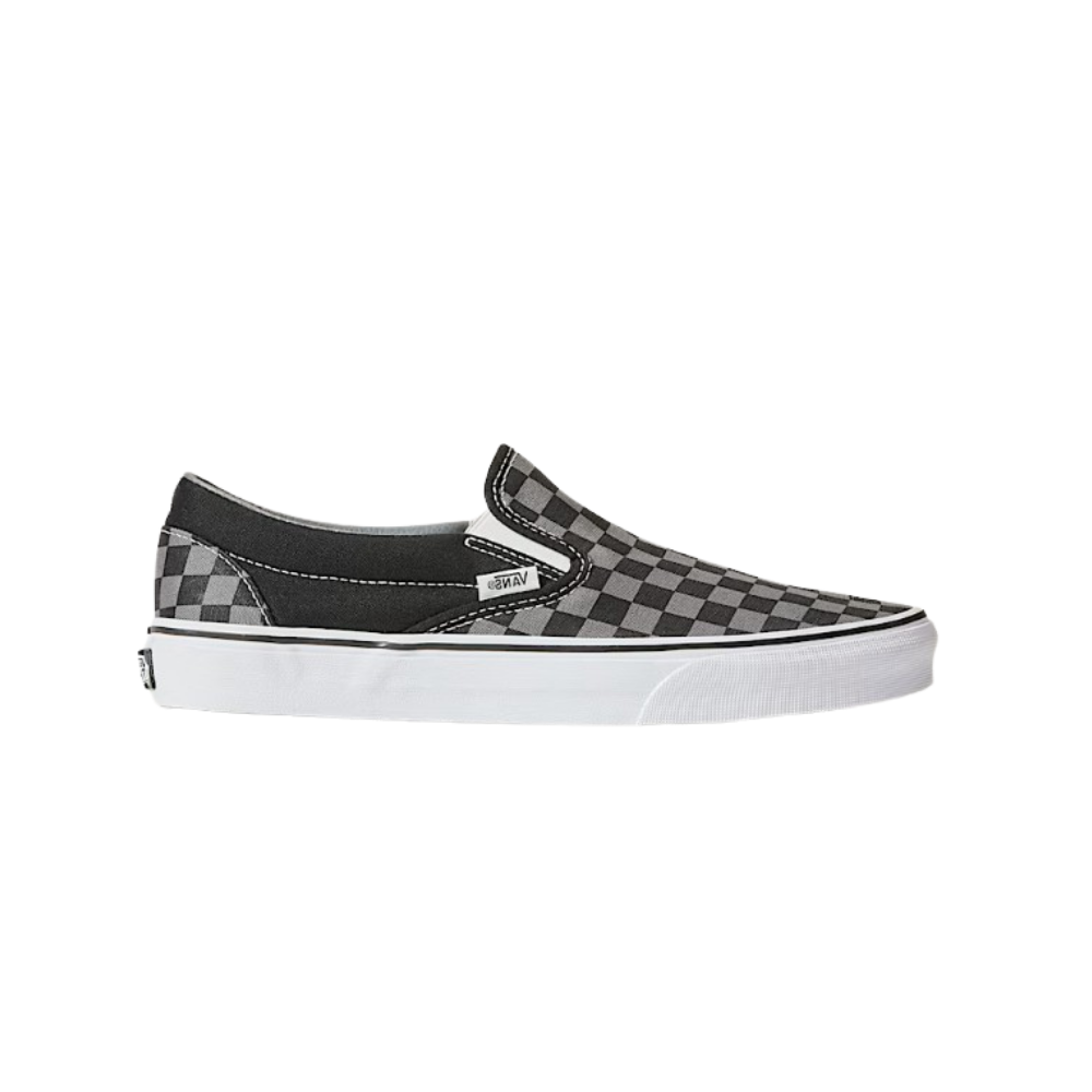 Vans Classic Slip-On Checkerboard Black/Pewter Grey Unisex Sneakers