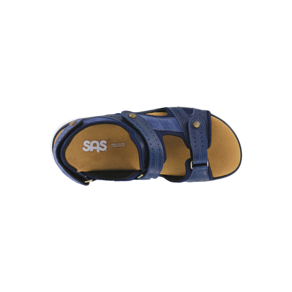 SAS Women's Embark Slide - Leather Sandal - Neptune