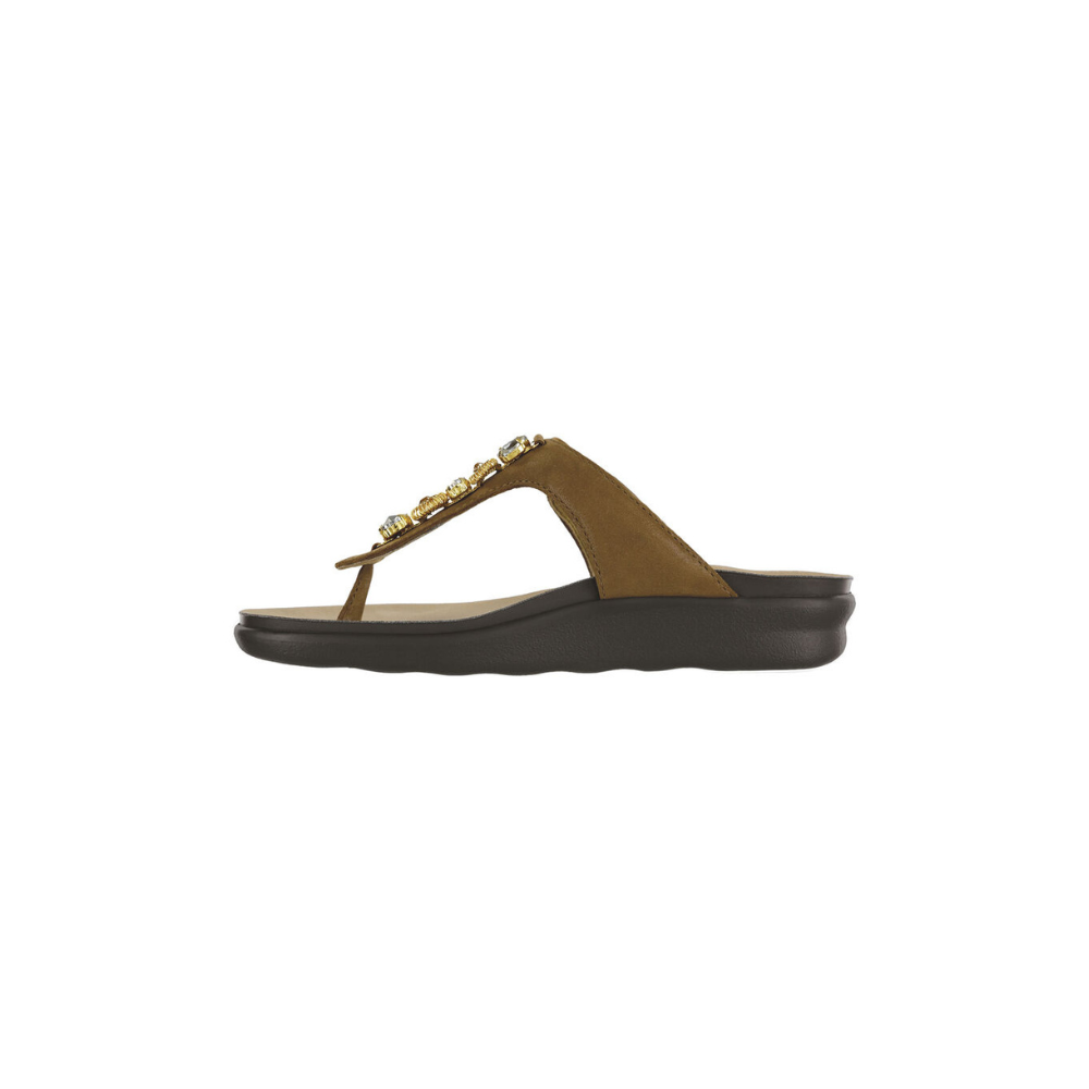 SAS Women's Dazzle - Comfort Adjustable Sandal - Brown Gold