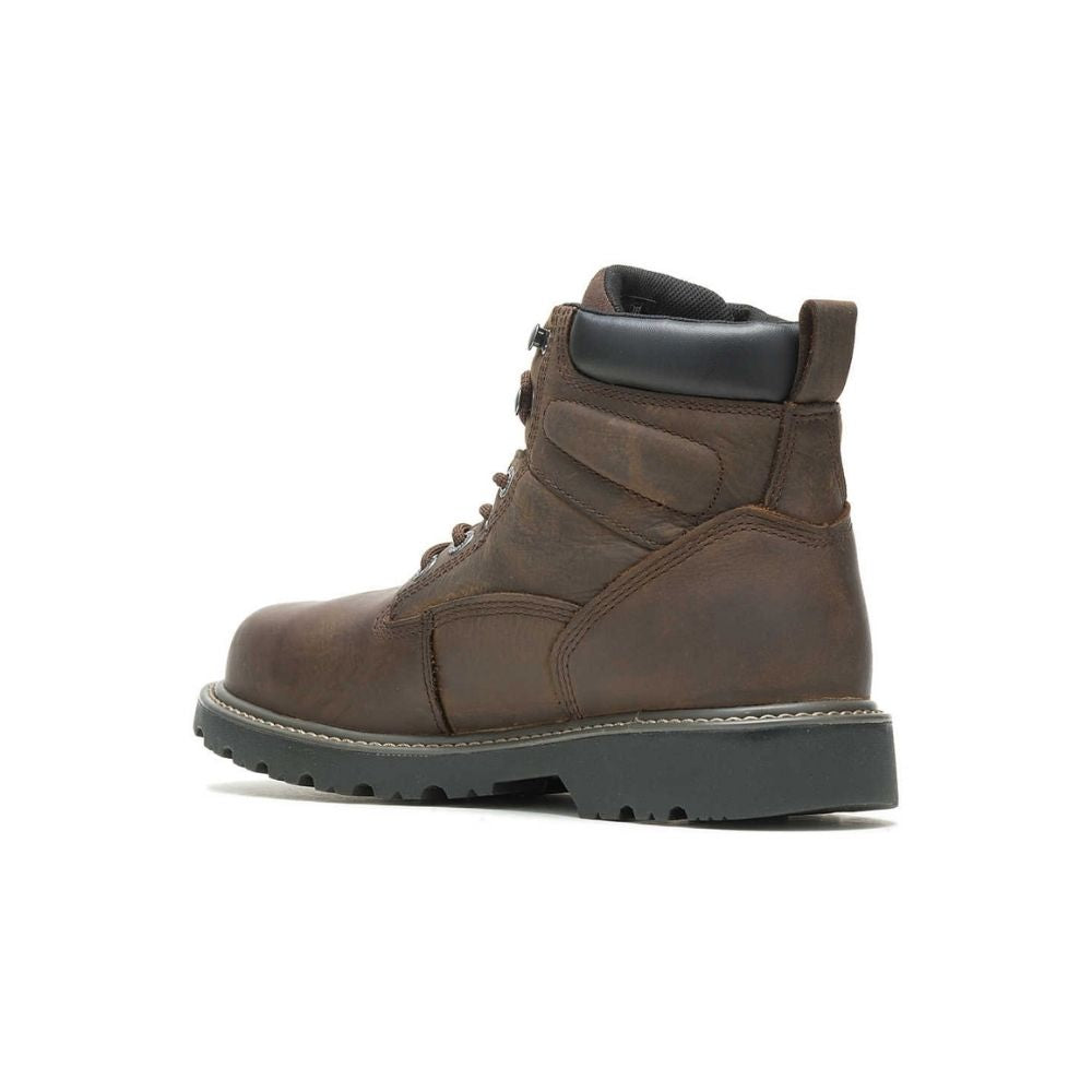 Wolverine Men's Floorhand Waterproof Steel Toe 6" Dark Brown Work Boot W10633