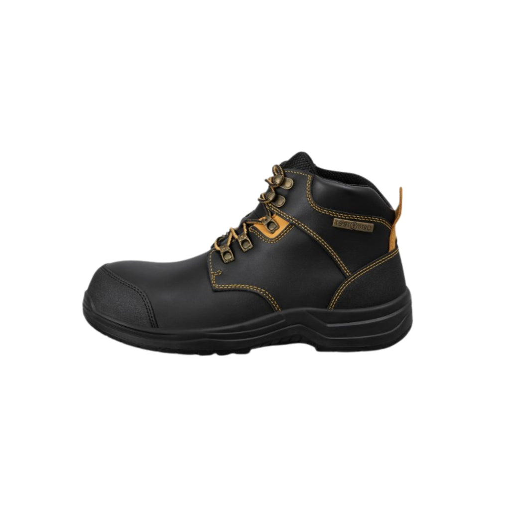 Orthofeet Men’s Granite Waterproof Work Boots – Black
