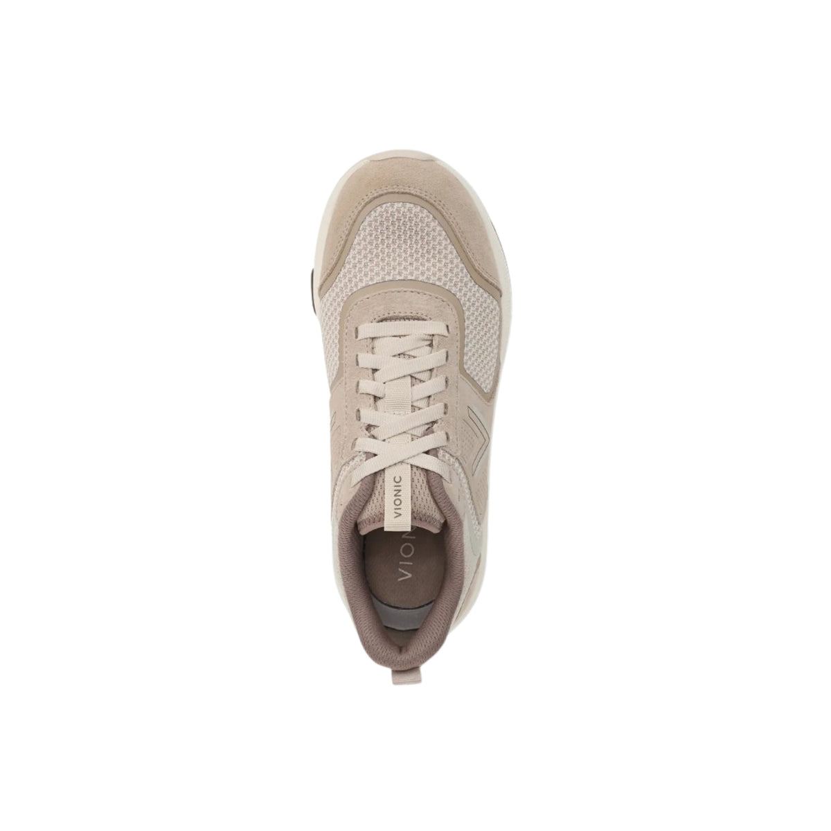 Vionic Women’s Walk Strider Knit Performance Walking Sneaker - Beige