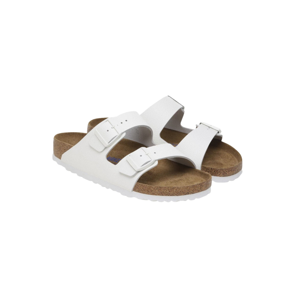 Birkenstock Arizona Soft Footbed White Leather Unisex Sandal