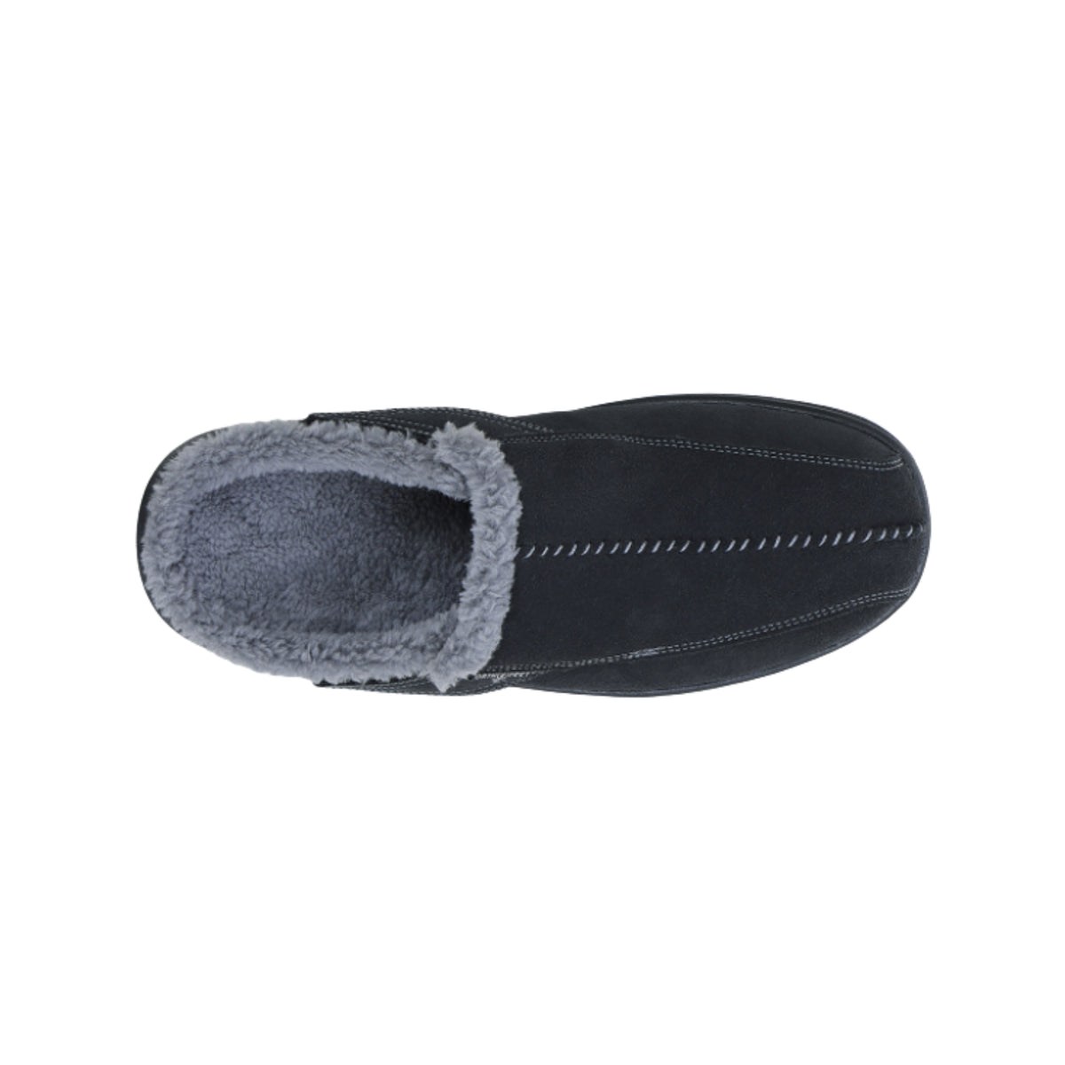Orthofeet Men’s Asheville Custom Orthotic Compatible Slippers – Black