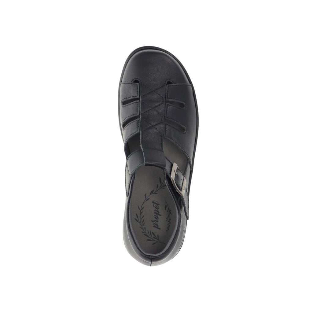 Propét Gwyneth Women's Orthotic-Friendly Comfort Sandal – Black