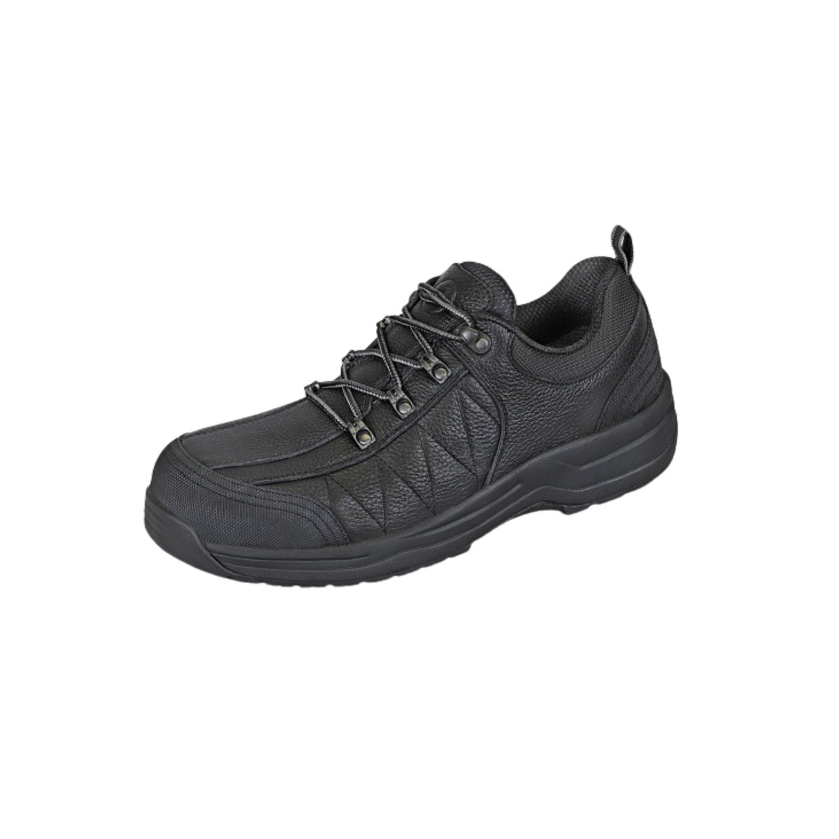Orthofeet Men’s Basalt Waterproof Composite Toe Work Shoes – Black