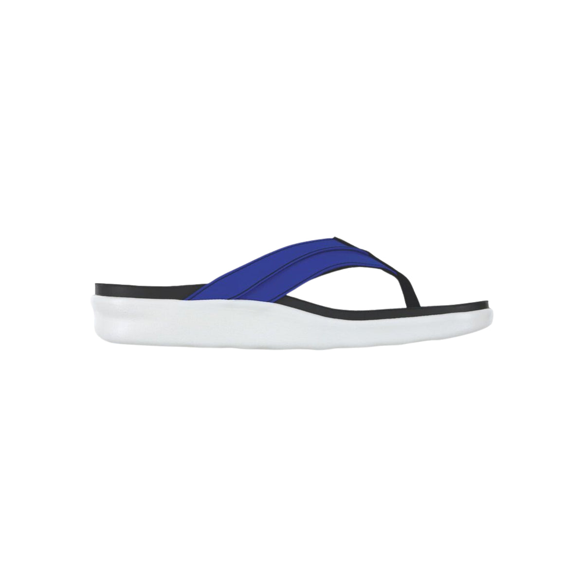 SAS Men's Escape Leather Flip-Flop Comfort Sandal - Cobalt