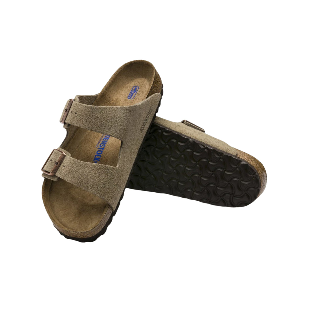 Birkenstock Arizona Soft Footbed Suede Unisex Sandal - Taupe