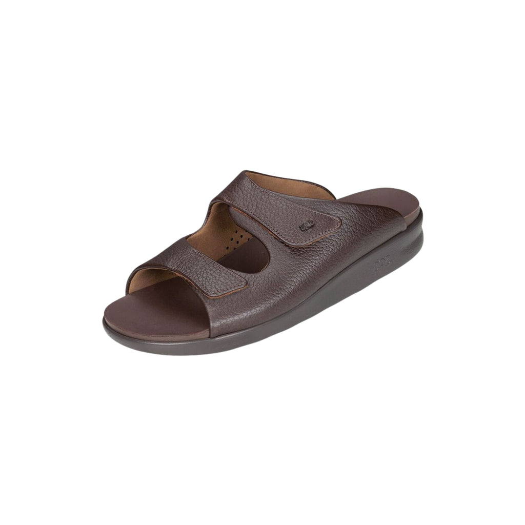 SAS Men's Encore Adjustable Slip-On Comfort Sandal - Brown