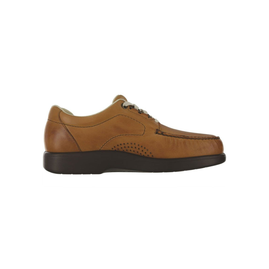 SAS Men's Bout Time Lux Leather Hand-Sewn Moccasin Shoe – Hazel