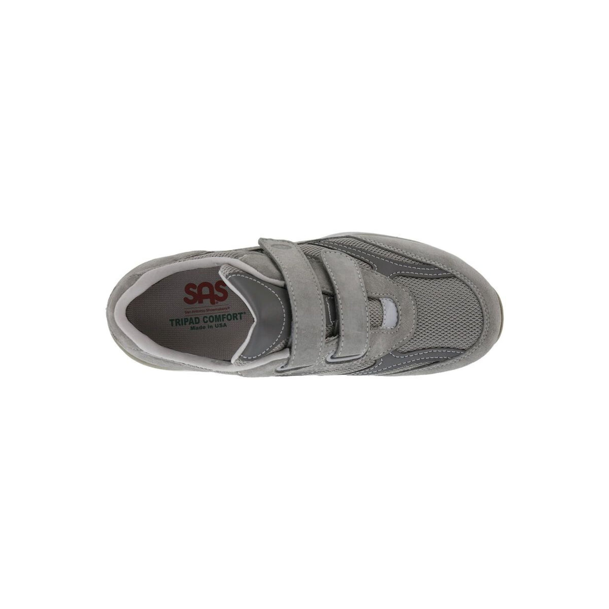 SAS Men's JV Mesh Adjustable Active Sneaker – Gray