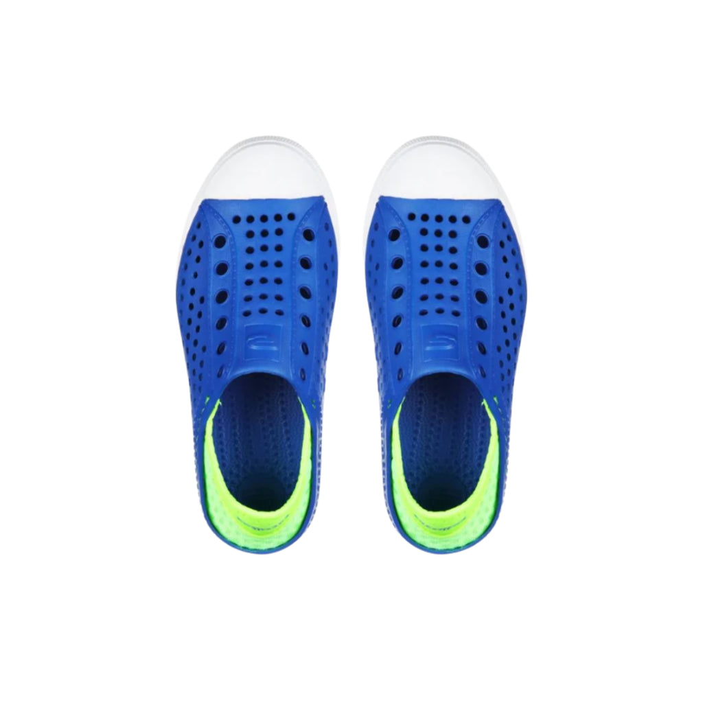 Skechers Kids Foamies: Guzman Steps - Aqua Surge Water Shoes | Blue/Lime