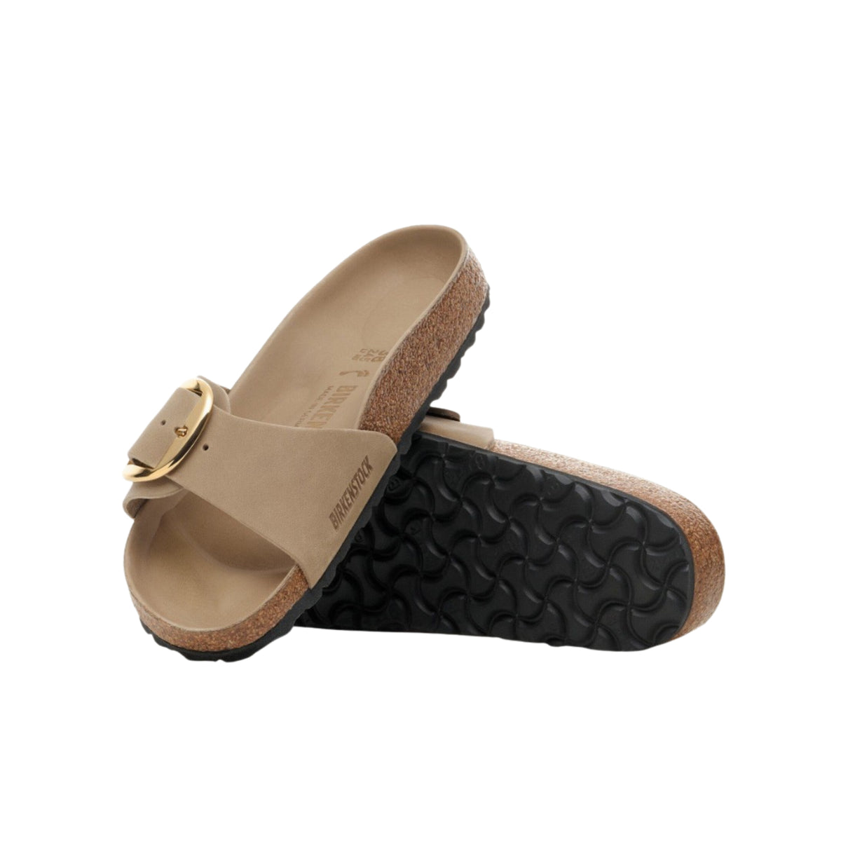 Birkenstock Madrid Big Buckle Sandals – Sandcastle Nubuck Leather