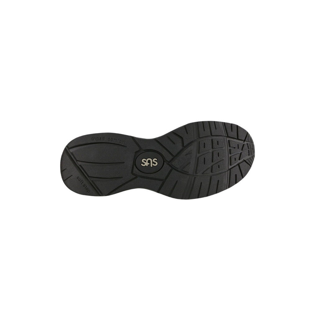 SAS Men's Journey Mesh Leather Active Walking Shoe – Black