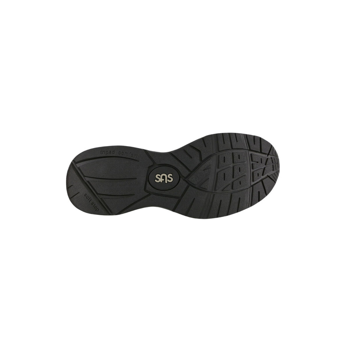 SAS Men's Journey Mesh Leather Active Walking Shoe – Black