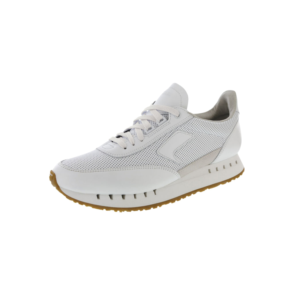 SAS Men's 7eventy6ix-Y Leather Lace-Up Sneaker – Blanc
