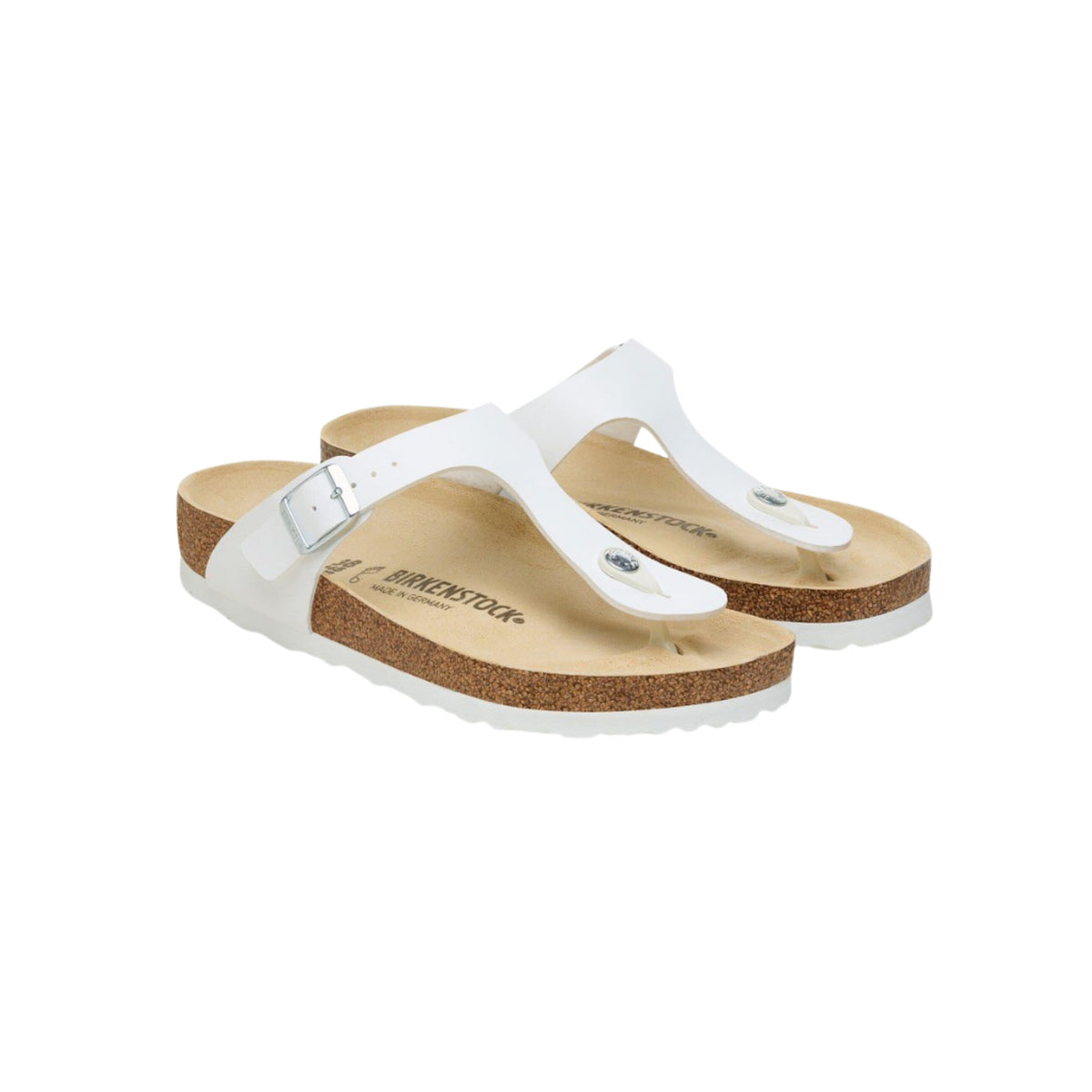 Birkenstock Gizeh Birko-Flor - White Unisex Sandal