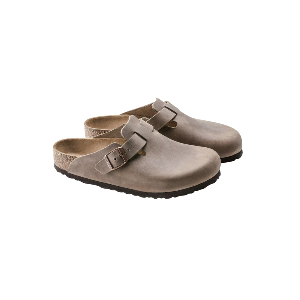 Birkenstock Boston BS Oiled Leather Sandals - Tabacco Brown