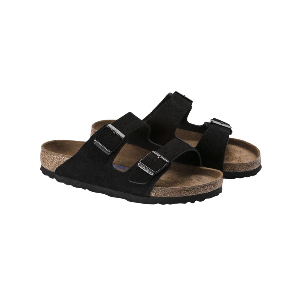 Birkenstock Arizona Soft Footbed Sandal – Black Suede