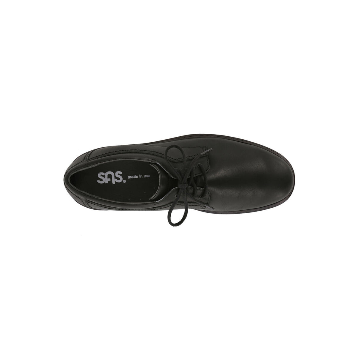 SAS Men's Aden Leather Lace-Up Oxford – Black