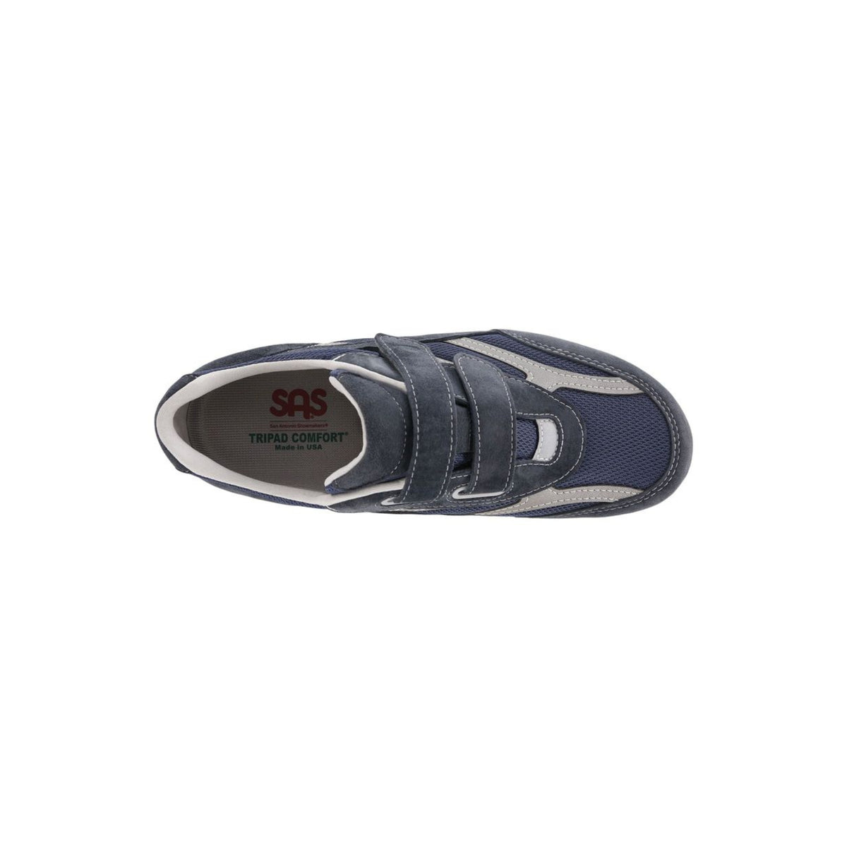 SAS Men's JV Mesh Adjustable Comfort Sneaker – Blue