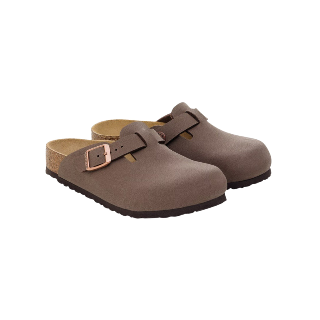 Birkenstock Kids Boston Unisex Birkibuc Clog Mocha