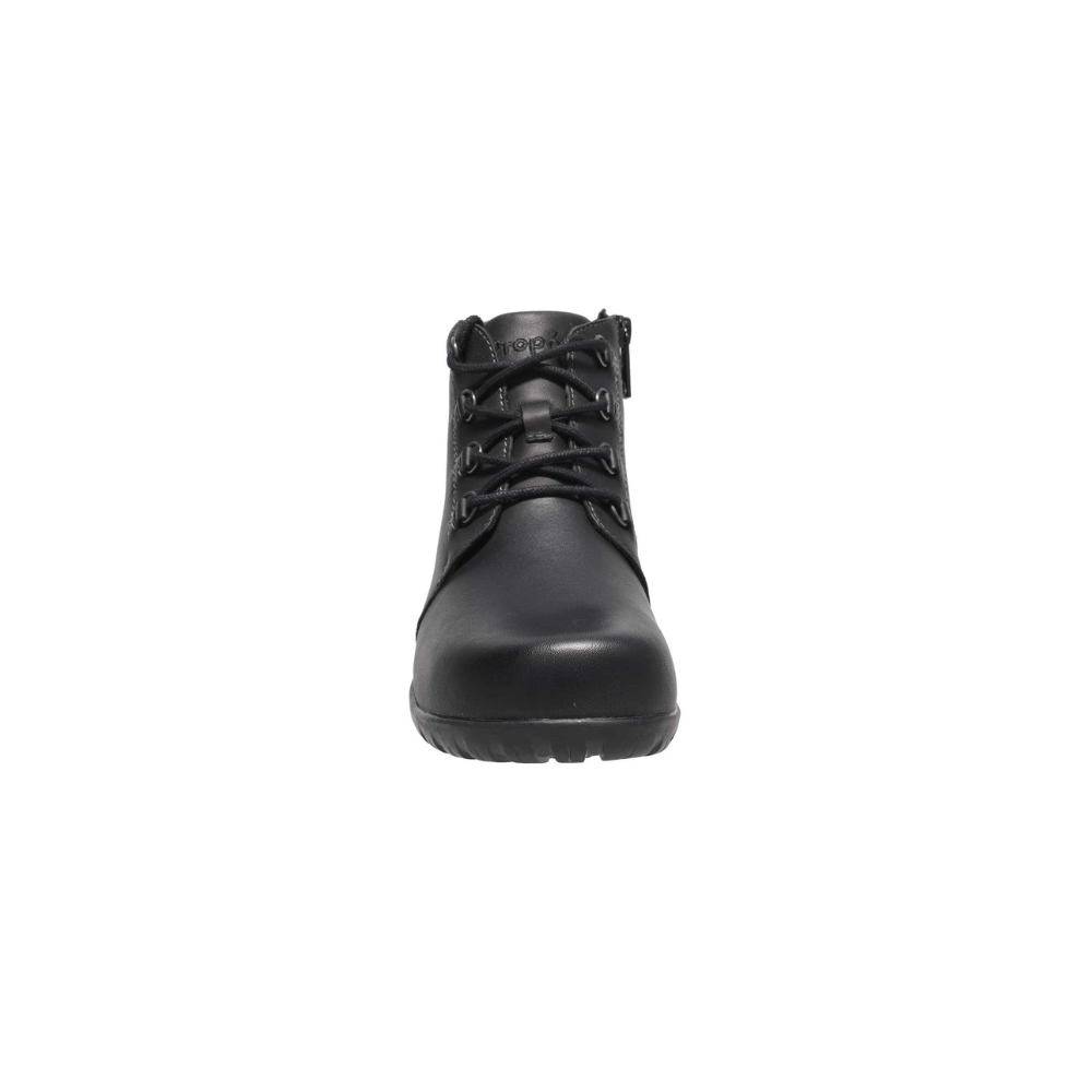 Propét Women's Delaney Leather Everyday Comfort Ankle Boot - Black