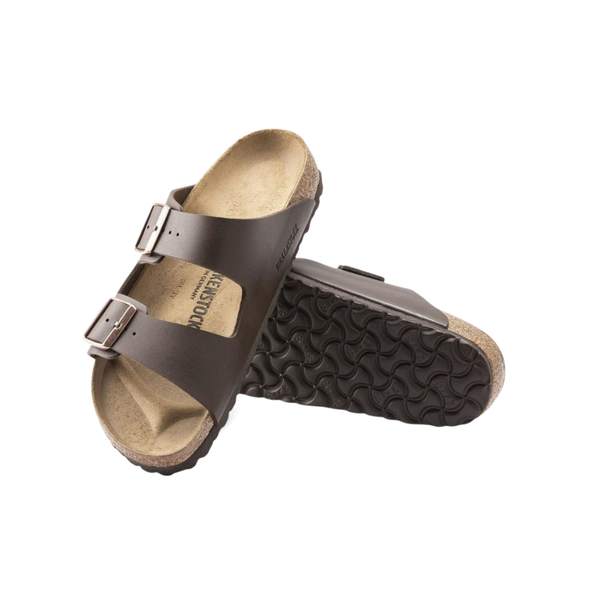 Birkenstock Arizona Birko-Flor - Dark Brown Leather Unisex Sandal