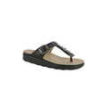 SAS Women's Dazzle - Comfort Adjustable Sandal - Black Silver